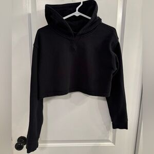 Lululemon All Yours Cropped Hoodie Black
